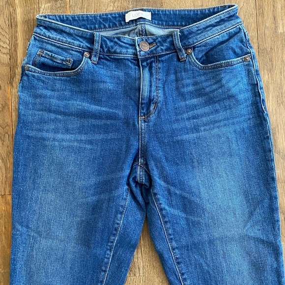 Loft Jeans Skinny Curvy Crop Womens Size 4 Pants - Picture 7 of 10